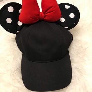 Minnie Mouse ears hat Disney with a bow